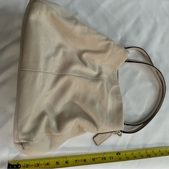 COACH ivory purse
